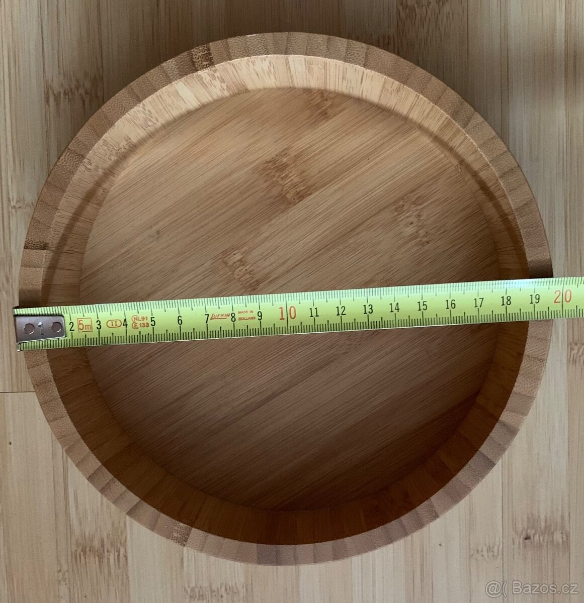 Velká bambusová krabička, dóza, šperkovnice - 5