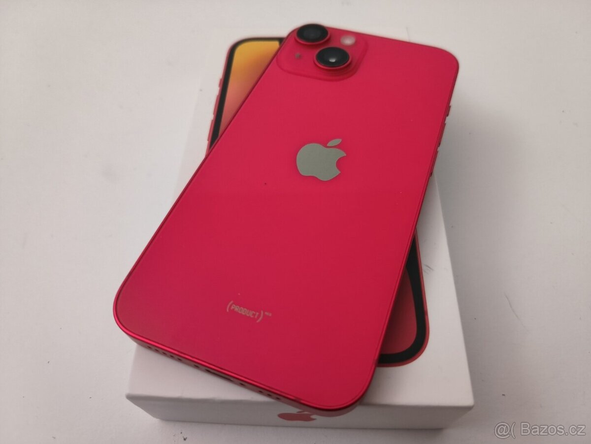 apple iphone 14 128gb Red / Batéria 100% - 5