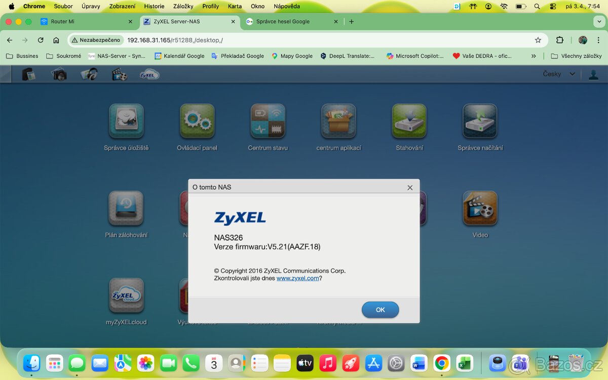NAS SERVER - ZYXEL 426 - 5