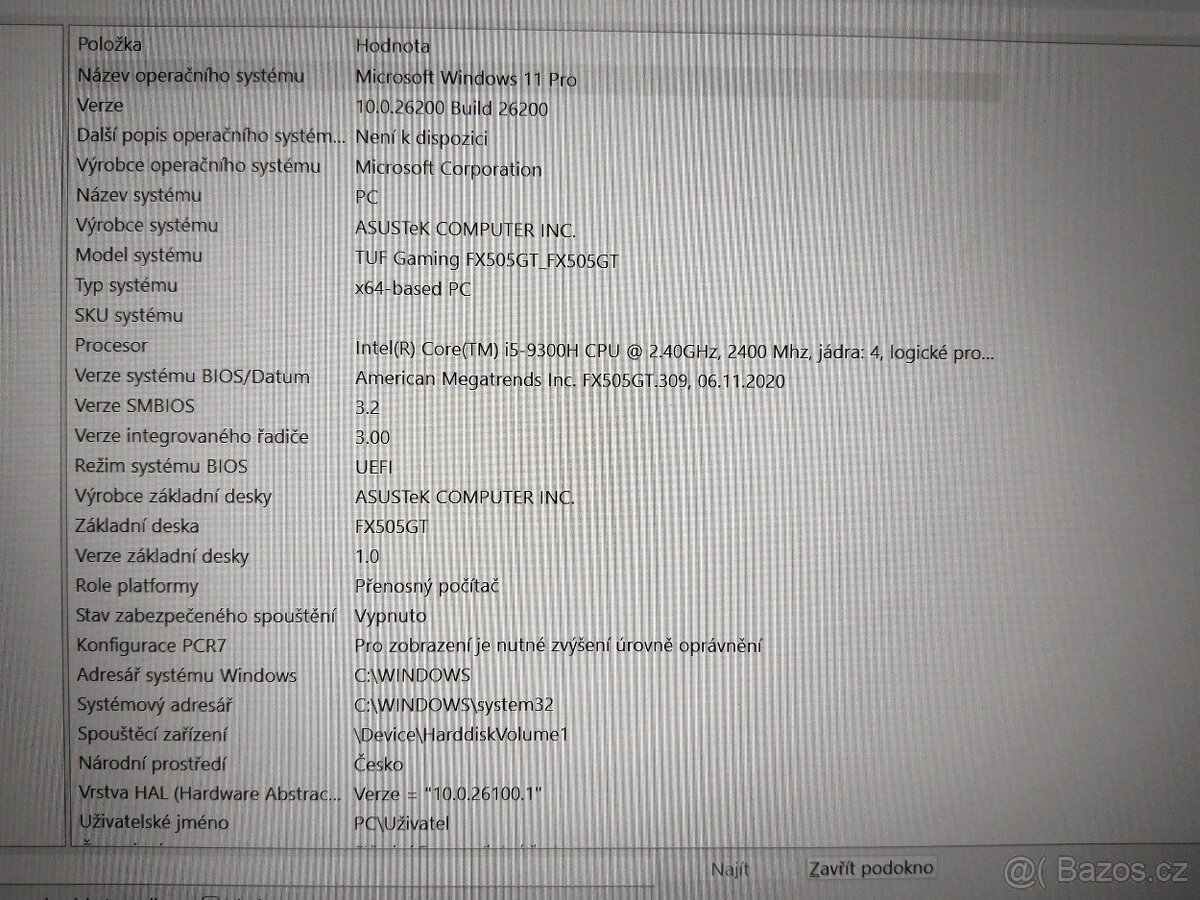 Herní notebook Asus - 5