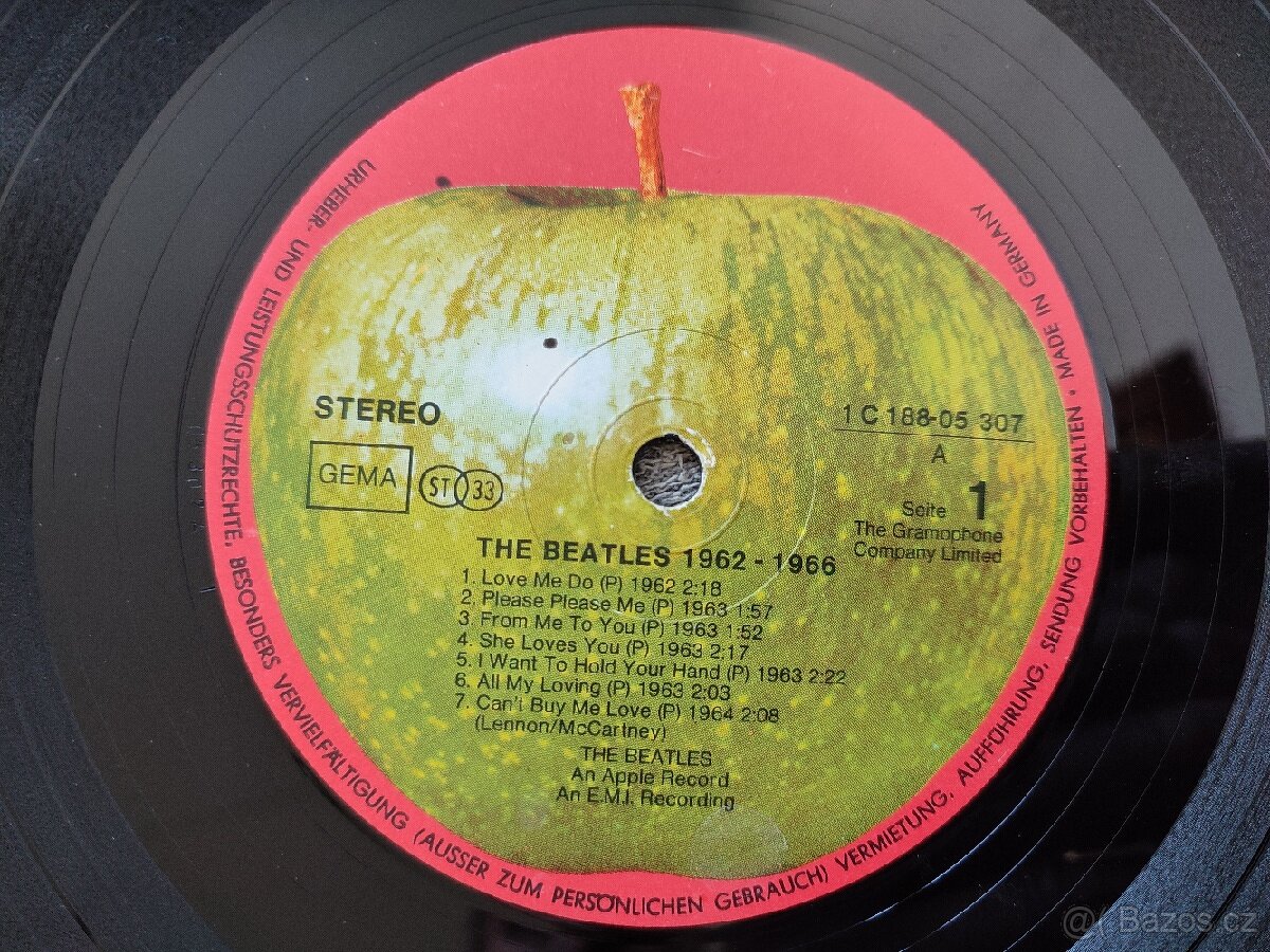 2 LP THE BEATLES/1962-1966. - 5