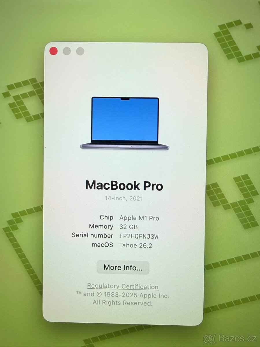 MacBook PRO 14” M1 PRO|32|512 - 5