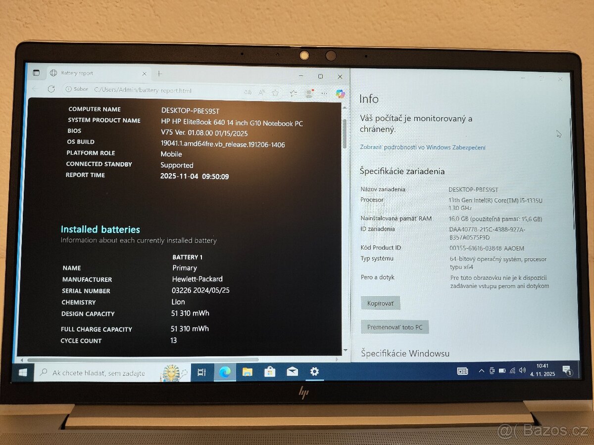 HP EliteBook 640 G10 | i5-1335U |16→32 GB RAM | 512→1 TB SSD - 5