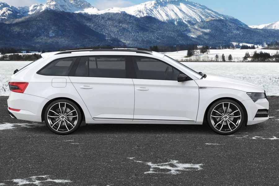 celoroční alu RIAL 8x18" 5x112 ET30 s pneu 225/45 R18 - 5