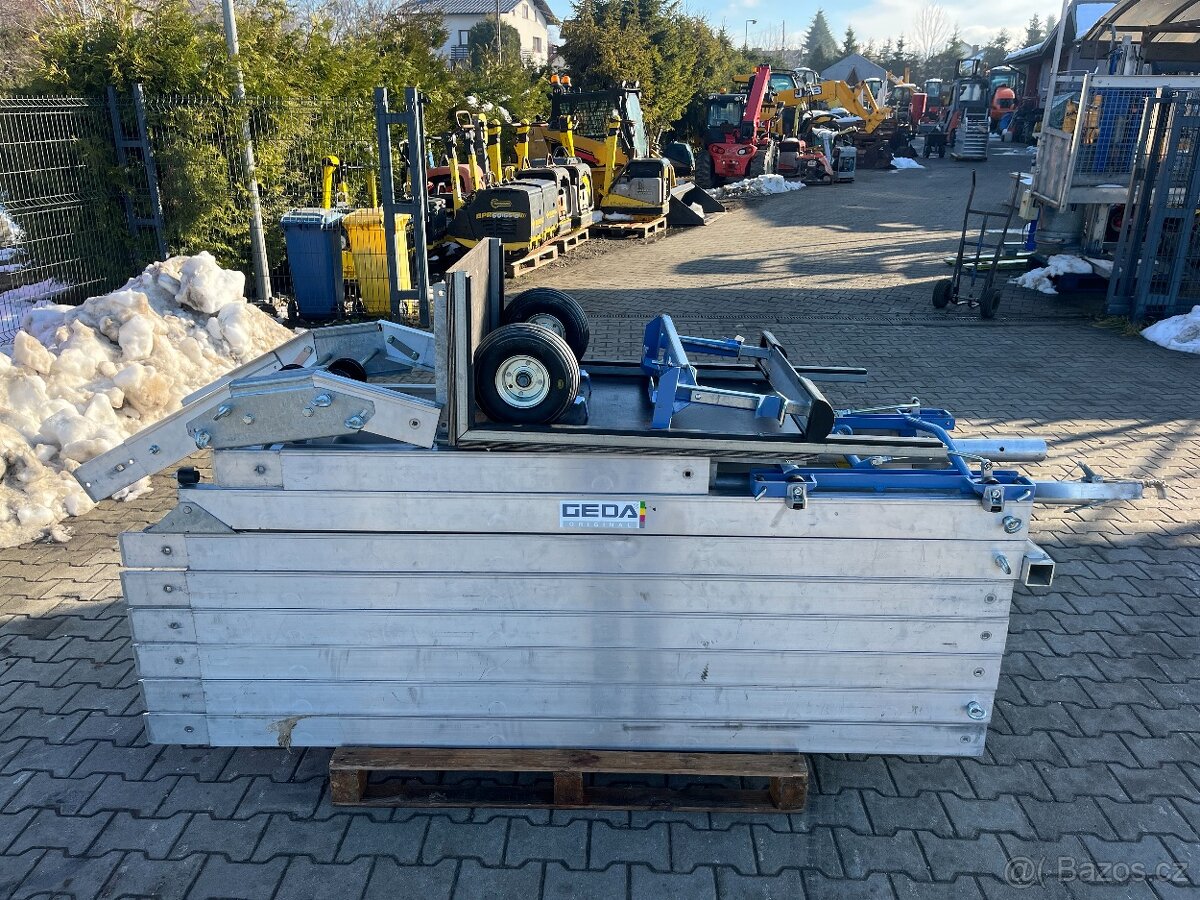 Šikmý výtah žebříkový, střešní výtah Geda Lift 250, 16m - 5
