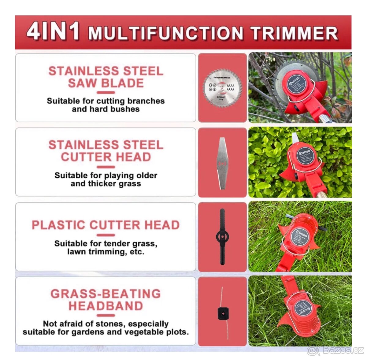 Akumulátorová sekačka na trávu - 5