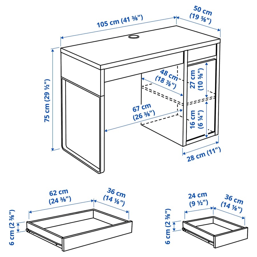 Stůl Ikea Micke - 5