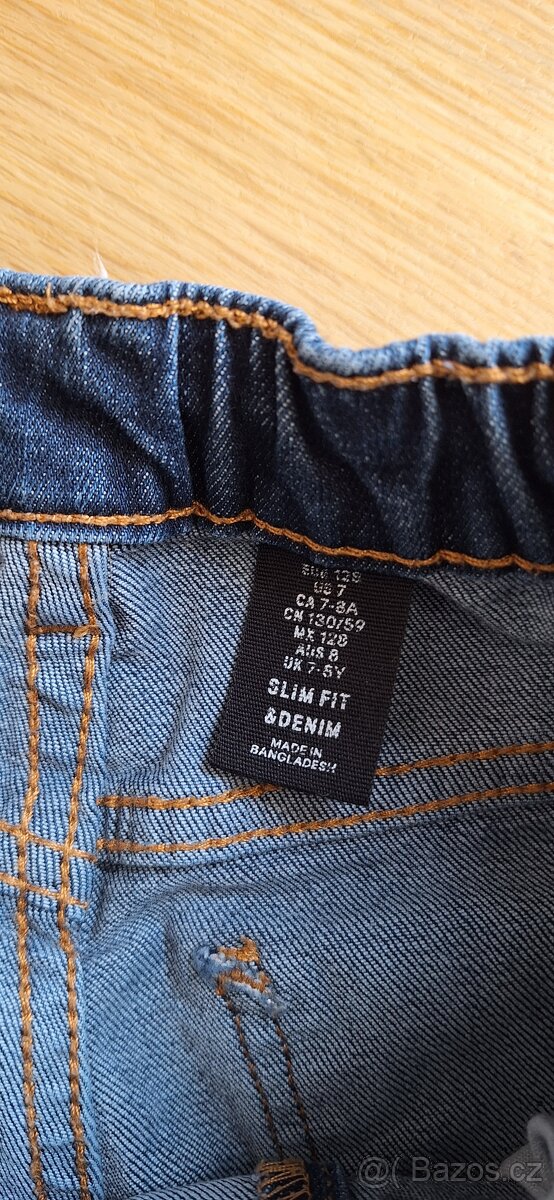 Džíny H&M vel.128 - 5