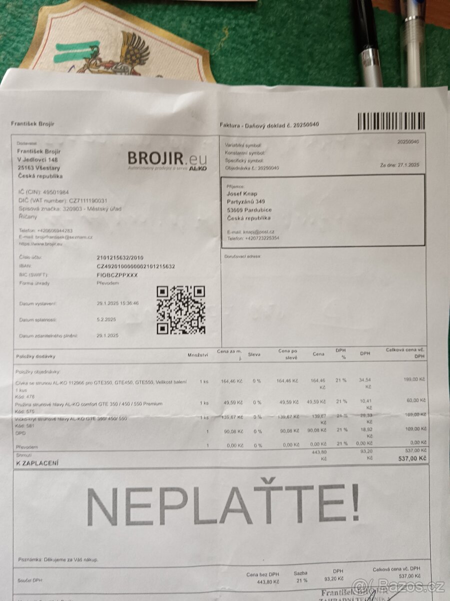 Prodám strunovku AL-KO GTE 350 - 5