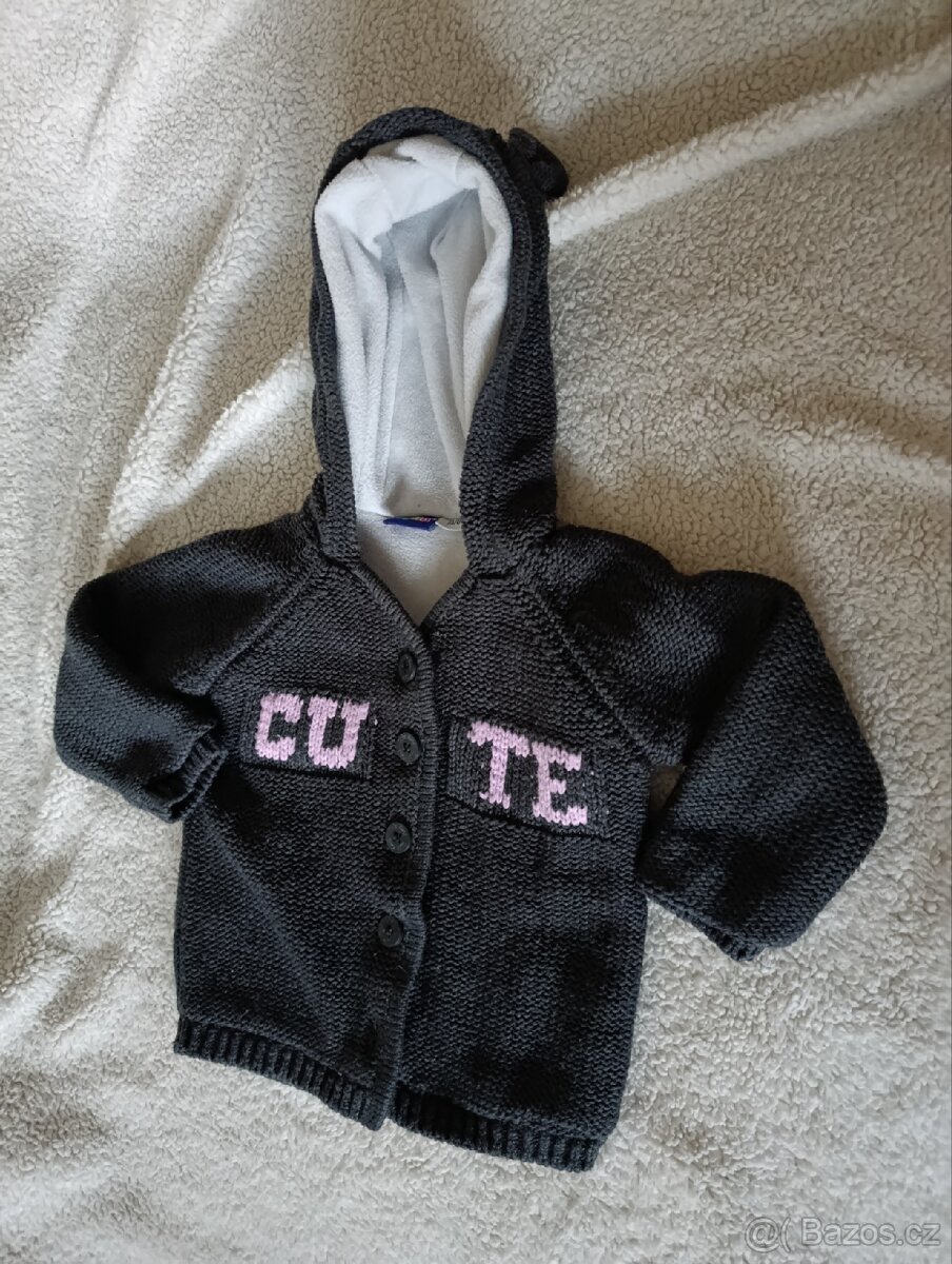 Zateplený svetřík vel. 74/80 a 80/86 - 5