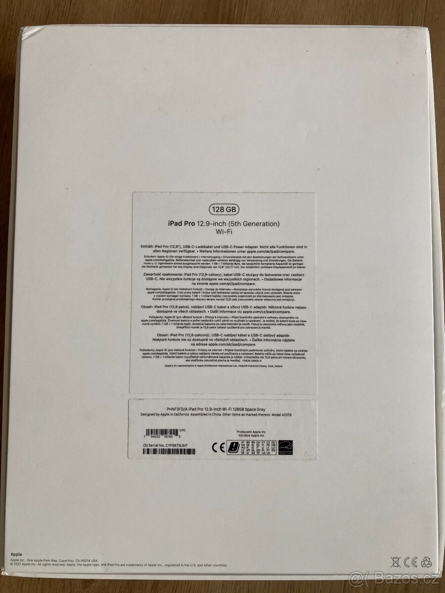 iPad PRO 12.9 M1 128GB WiFi Space Gray, CZ distribuce - 5