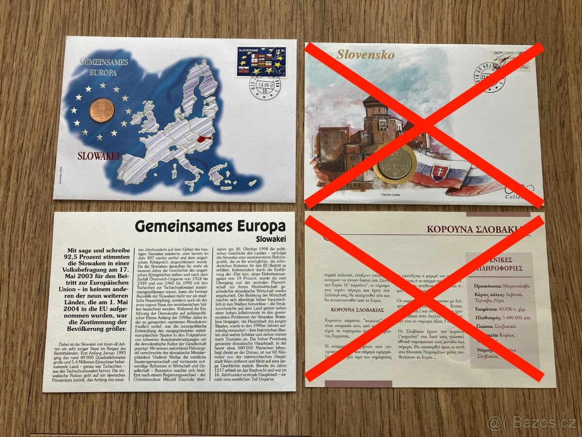 Numismatické mincovní dopisy Československo Slovensko mince - 5