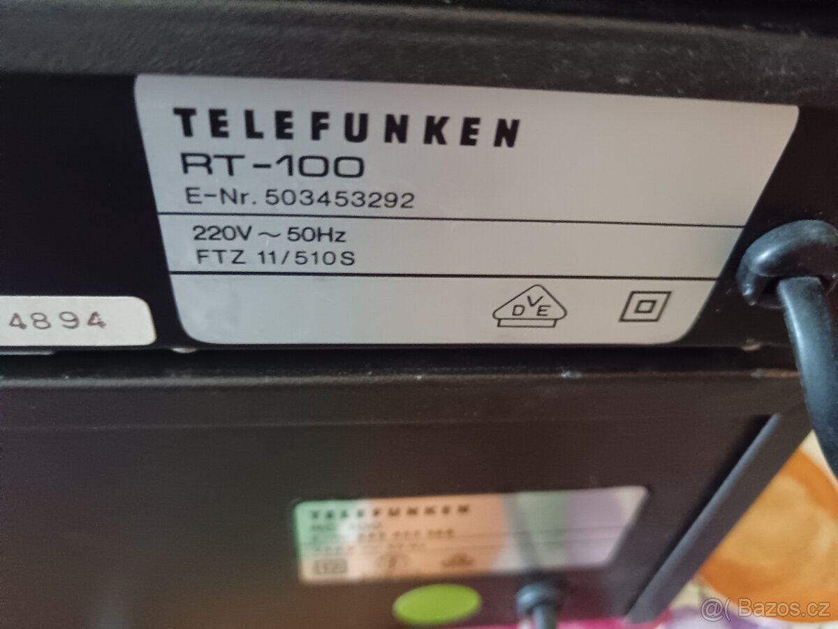TELEFUNKEN zesilovač, Tuner, Kazetový deck - 5