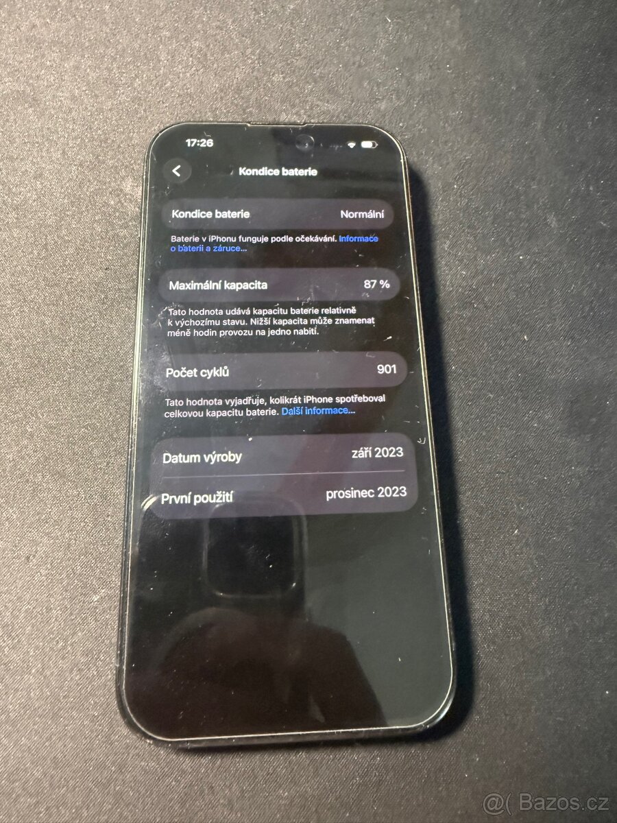 IPhone 15 pro - popisek - 5