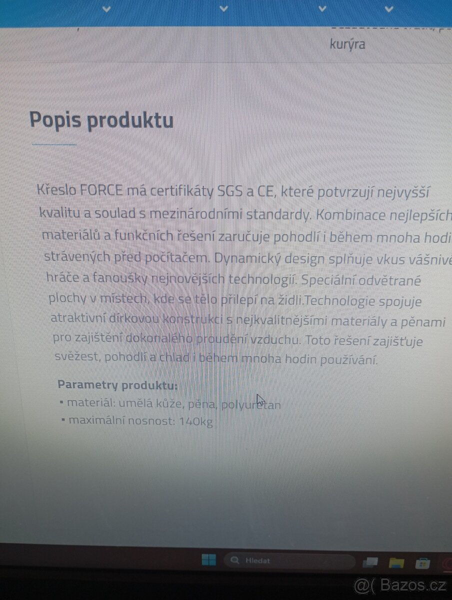 Herní židle Huzaro Force 2.5 - 5