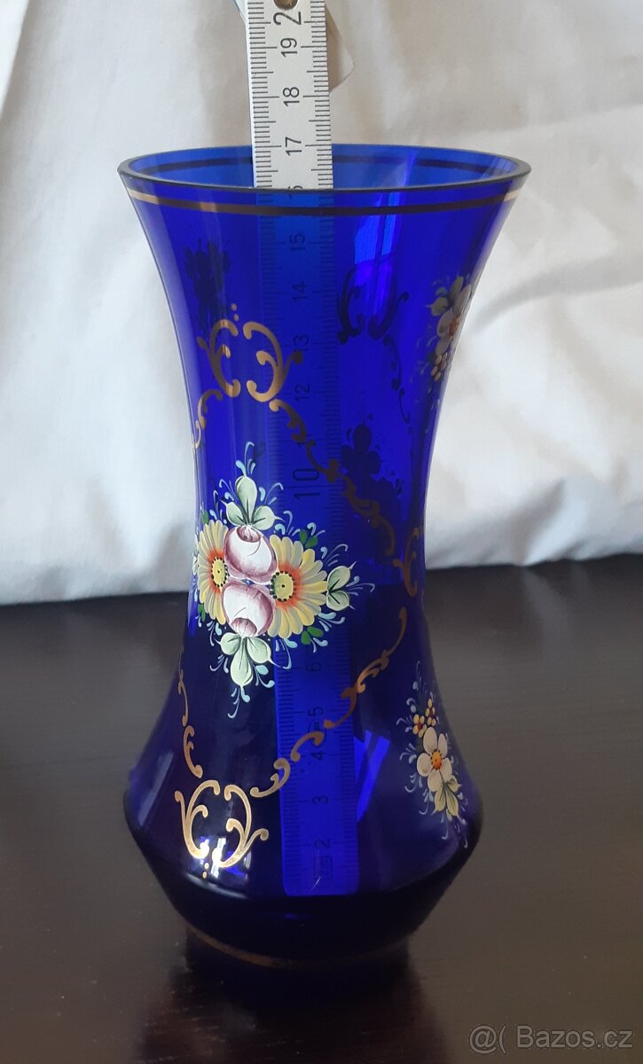 Novoborské sklo - vázy, skleničky, ... - 5