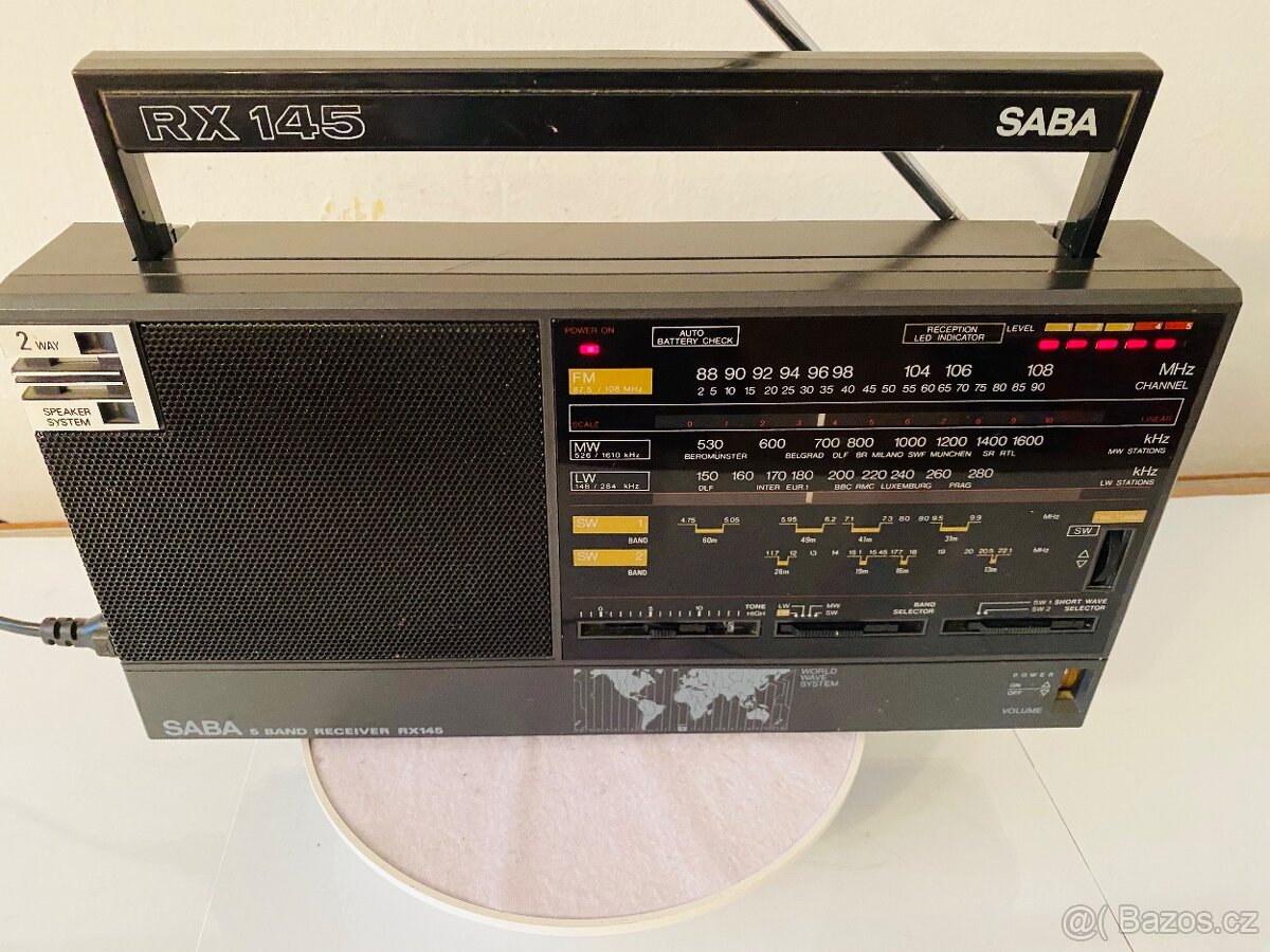 Rádio Saba RX 145, rok 1992 - 5