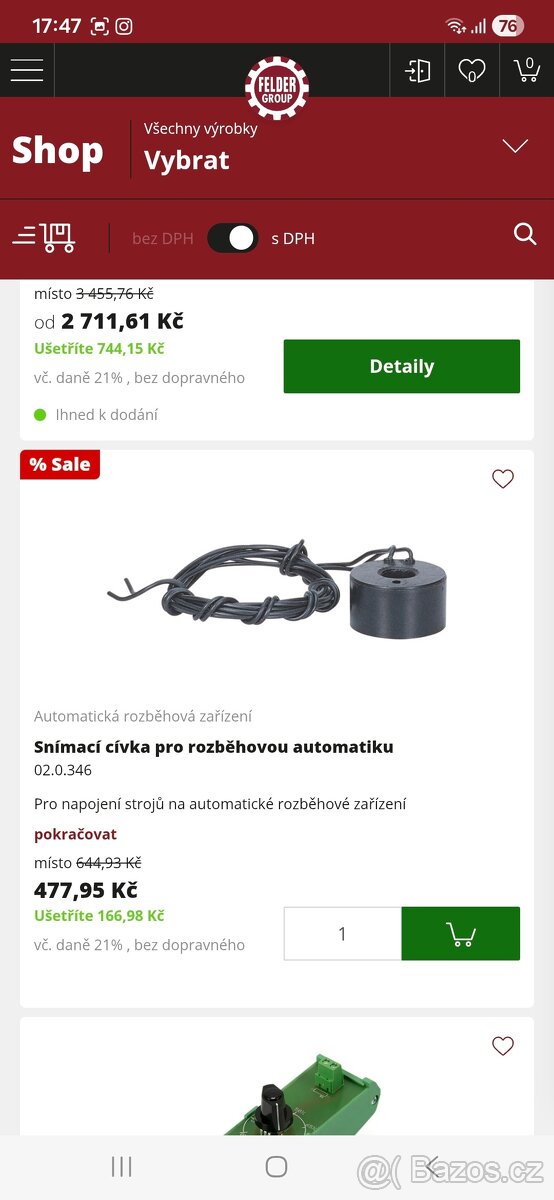 Automatické rozběhové zařízeni+ 6x cívky - 5