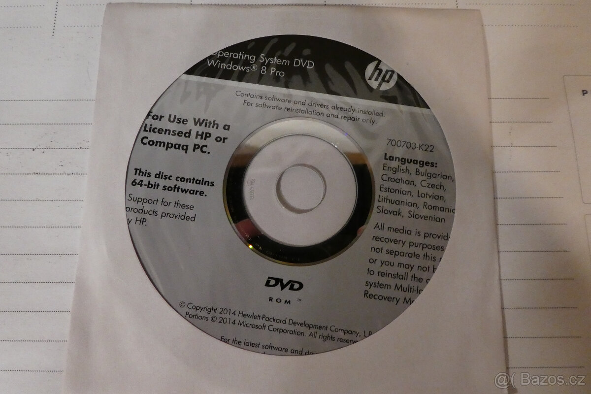 recovery disky HP / Compaq - 5