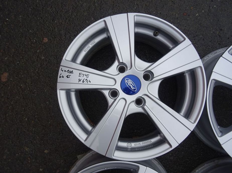 Alu disky pro Ford, 15", 4x108, ET 45, šíře 6J - 5