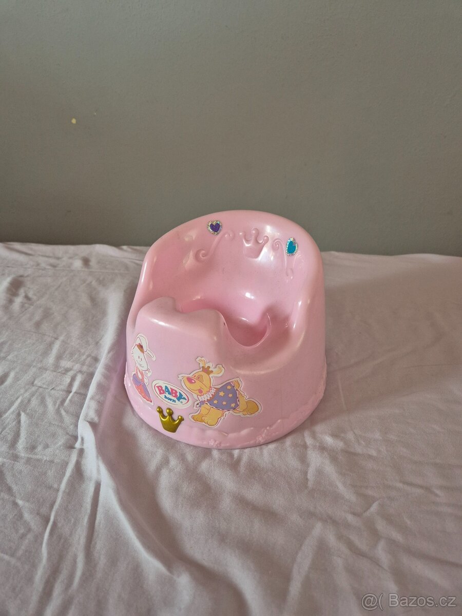 Doplňky pro panenky Baby born skříň, židlička, kolo sj - 5