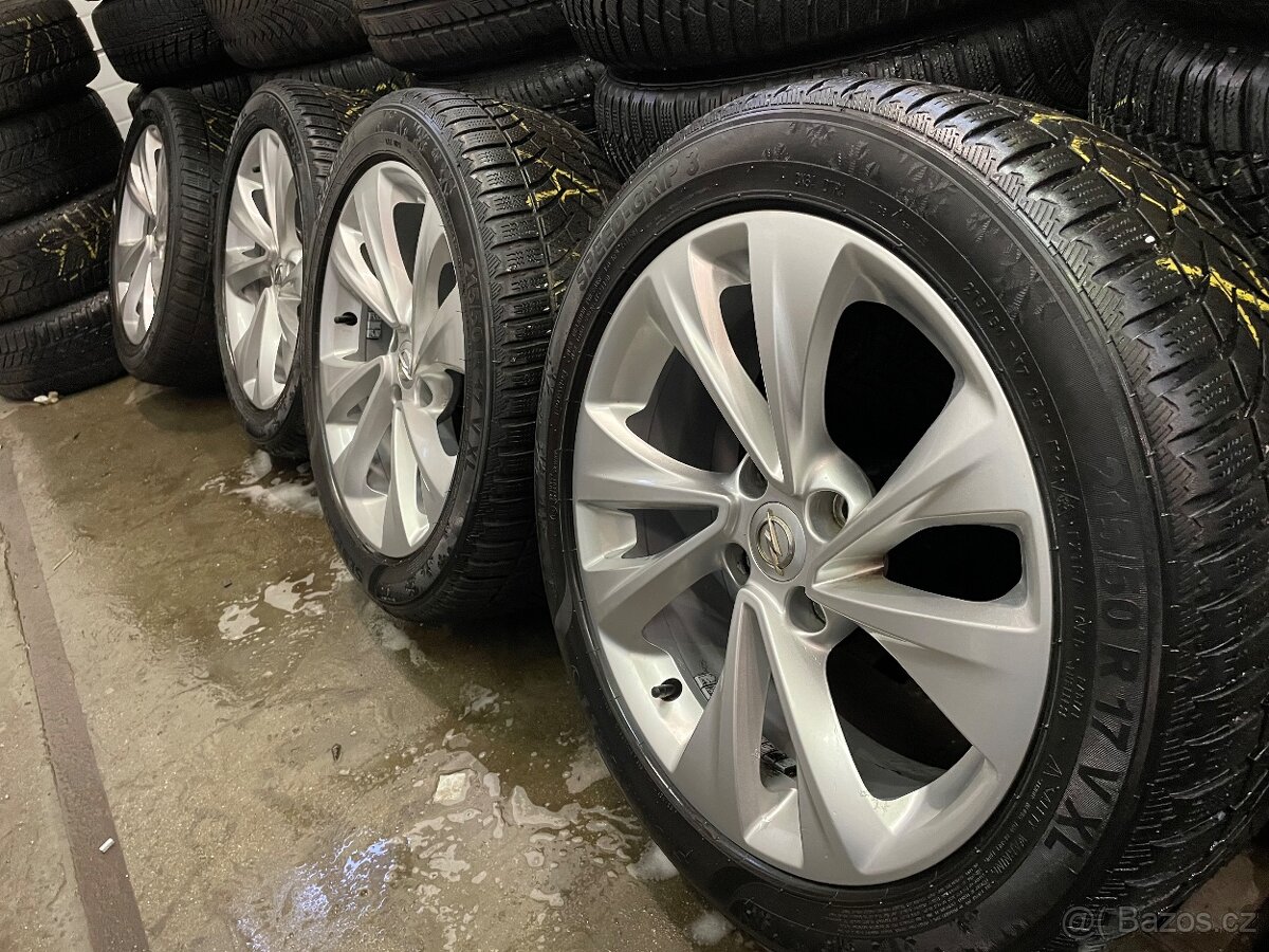 4x108 R17 6,5J ET20 Opel Crossland X + 215/50 R17 zimné - 5