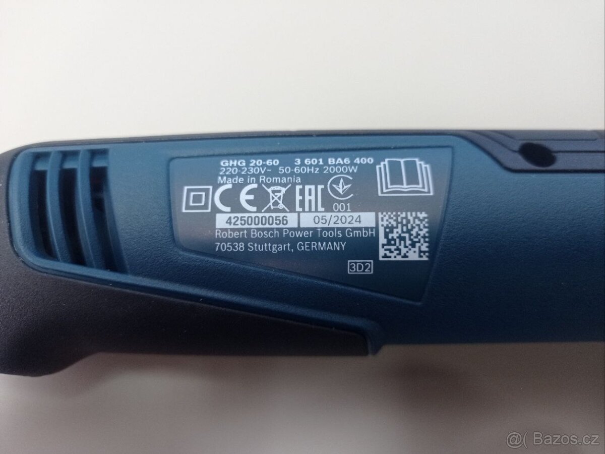 Bosch GHG 20-60 06012A6400 ZÁRUKA - 5