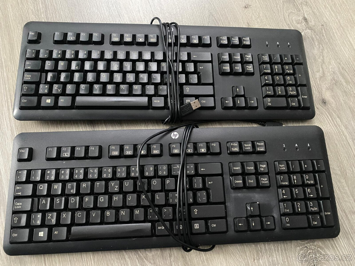 KLÁVESNICE HP, se čtečkou karet, 7ks - 5