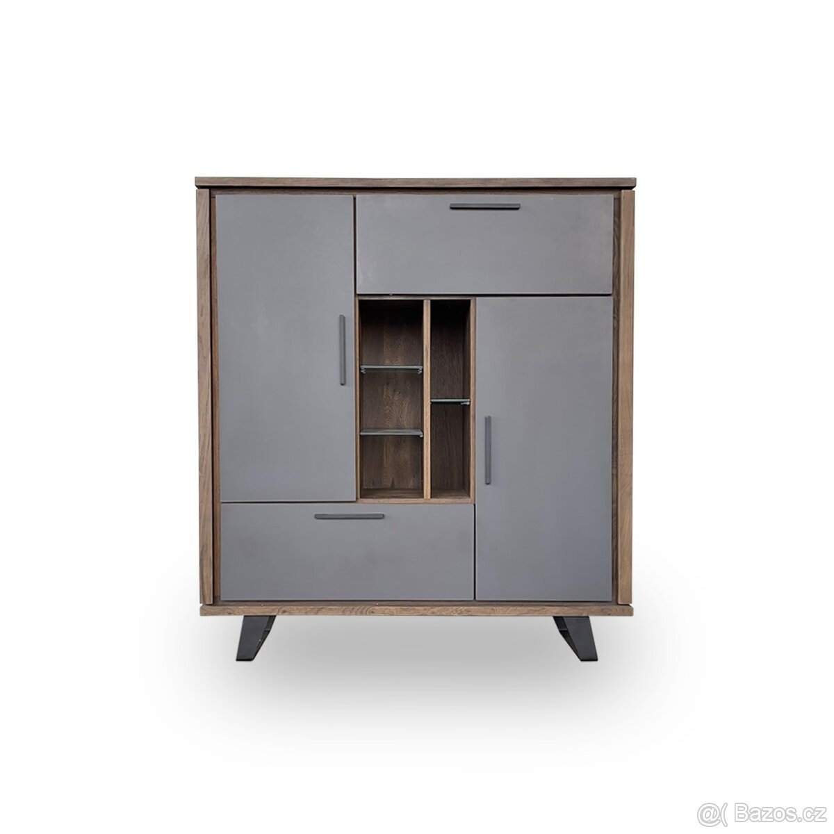 Dřevěná komoda/skříň - CUBO 140 cm - 5