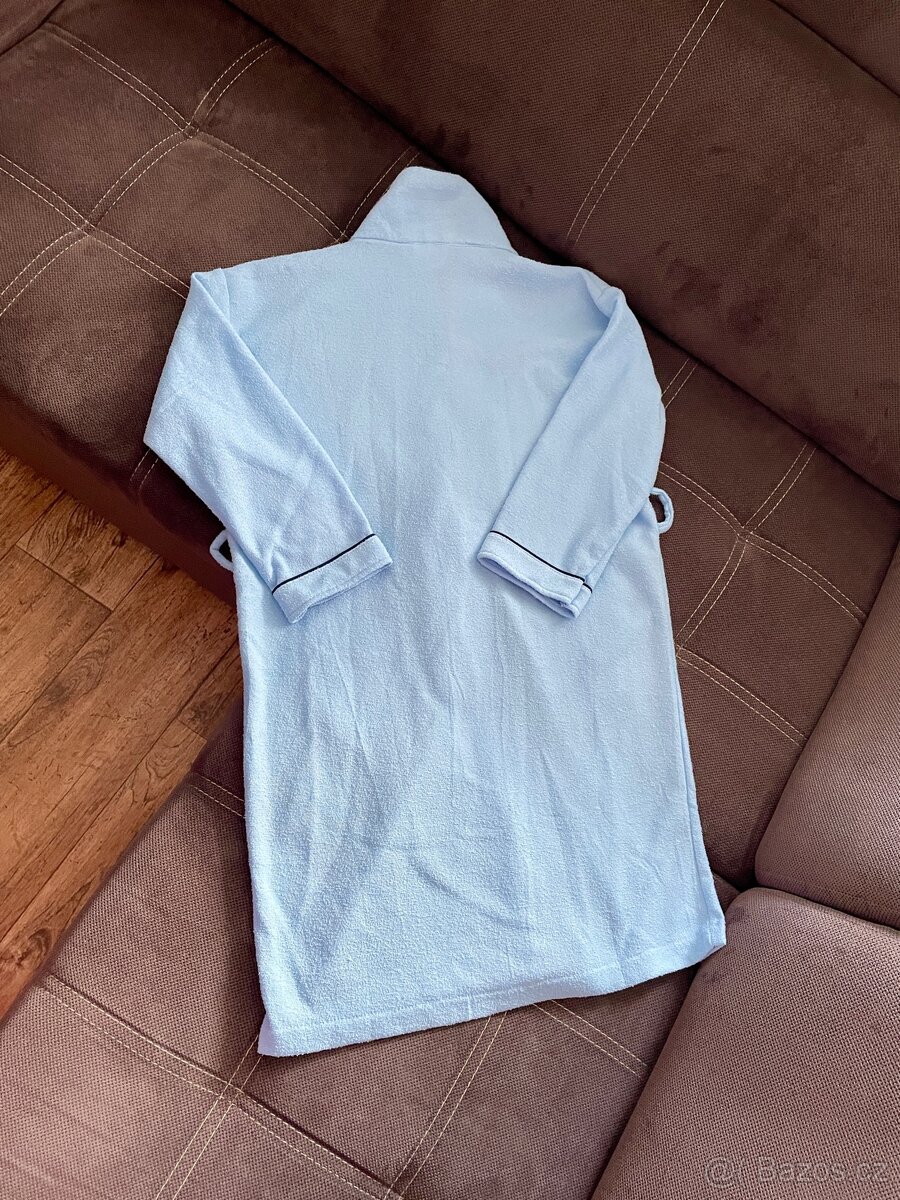 Dětský světle modrý župan vel. 140 - 5