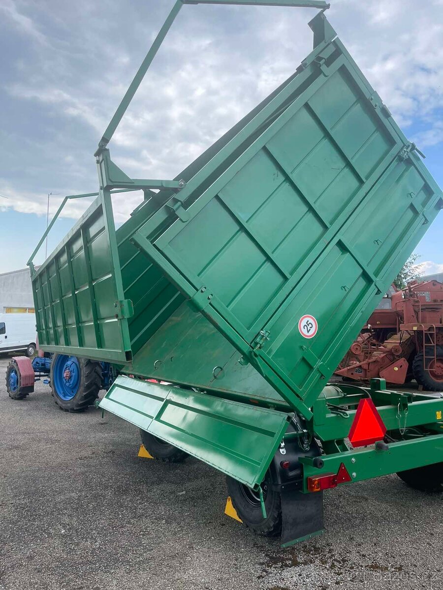 Traktorovy vlek,navěs, přívěs, (sklopení try strany) Belarus - 5