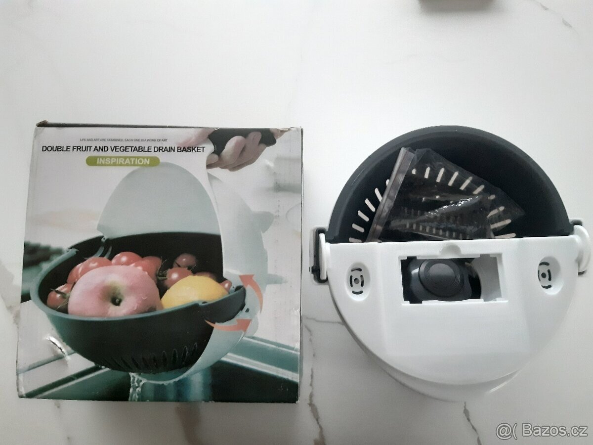 Nový multifunkční kráječ na zeleninu s cedníkem - 5
