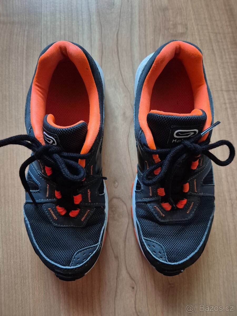 Kalenji 35 boty tenisky běh černo-oranžové - 5