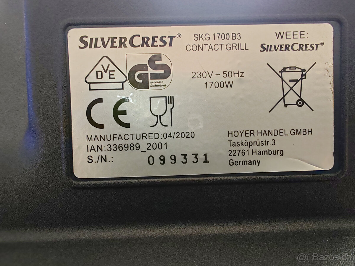 Gril Silvercrest SKG 1700 B3 - 5