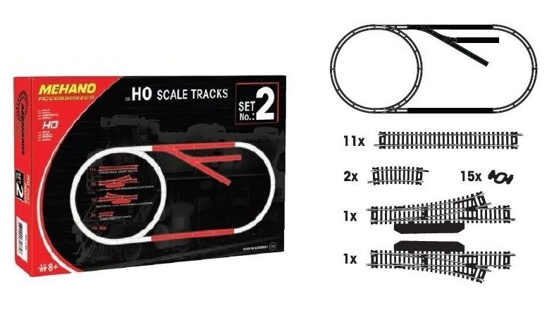 H0 vlacek kolejnice sety - 5