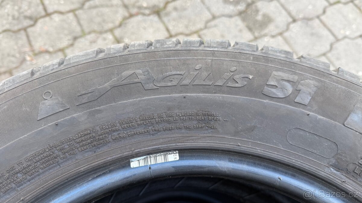 4x Michelin 215/65/16C - 5