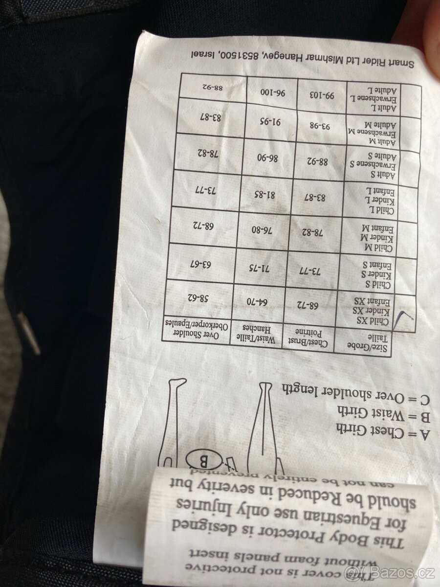 Jezdecká vesta Smart rider dětská - 5