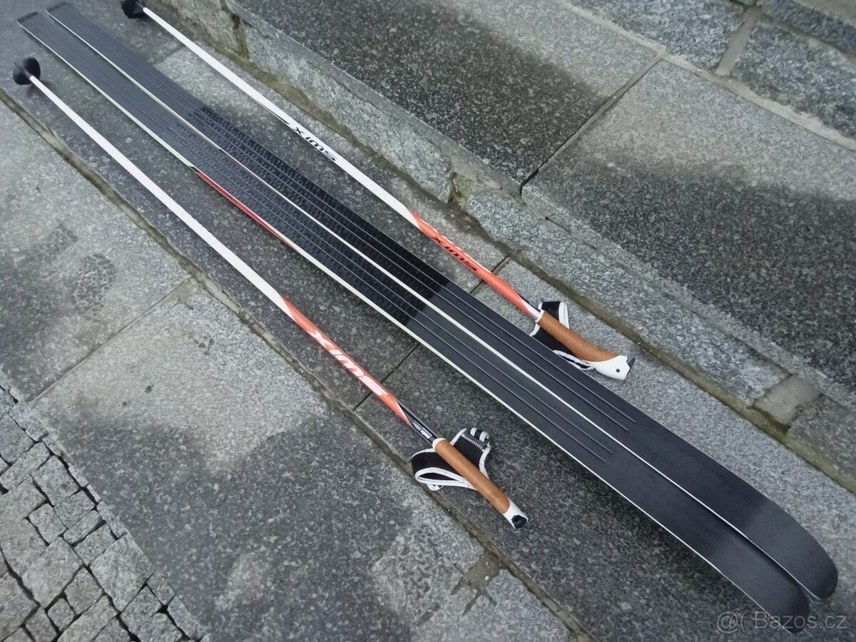 Běžky 183 cm+ boty a hole - 5