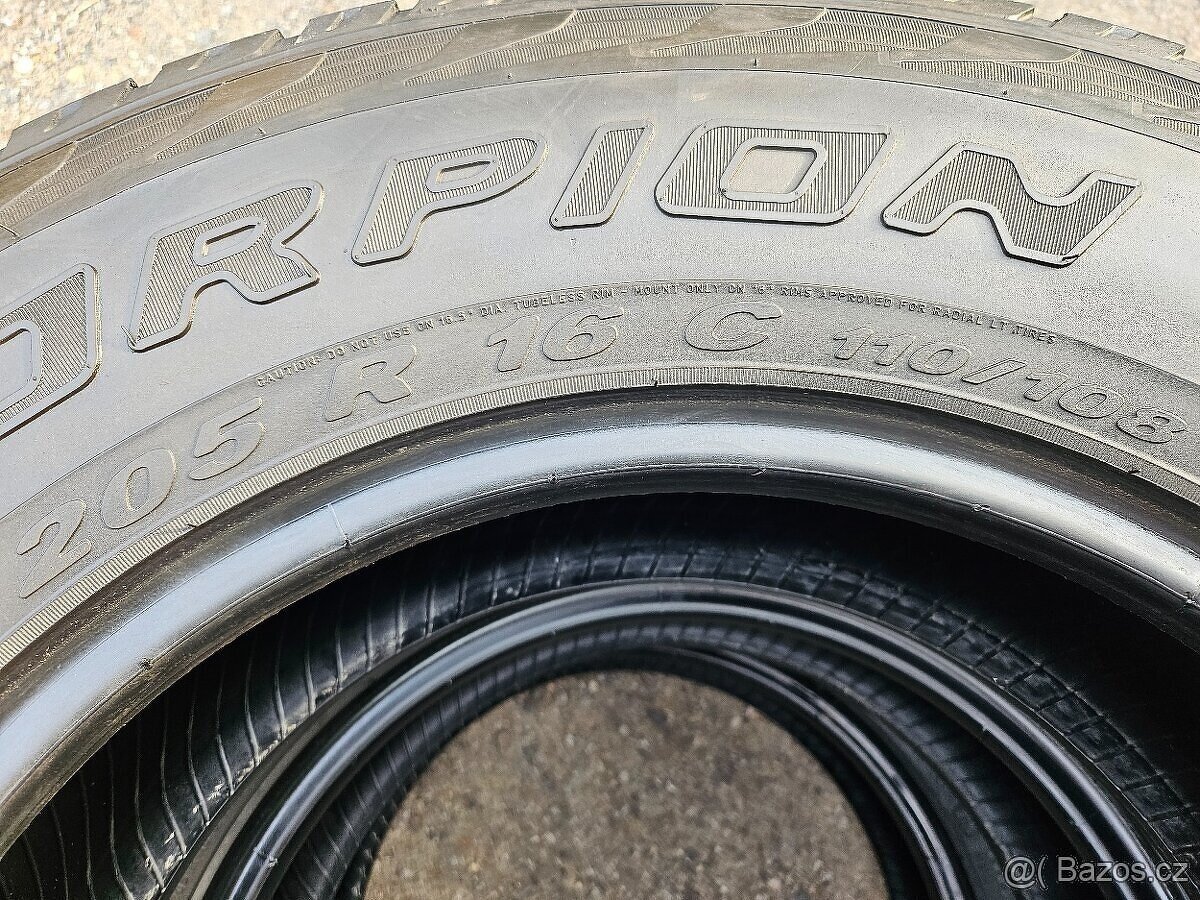 4 Letní dodávkové pneumatiky Pirelli SCORPION ATR 205 R16C - 5