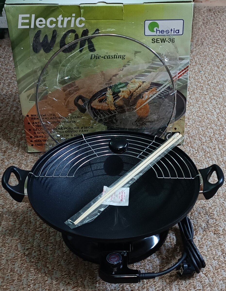 Pánev Hestia WOK NOVÁ, SEW-36 Elektrická - 5