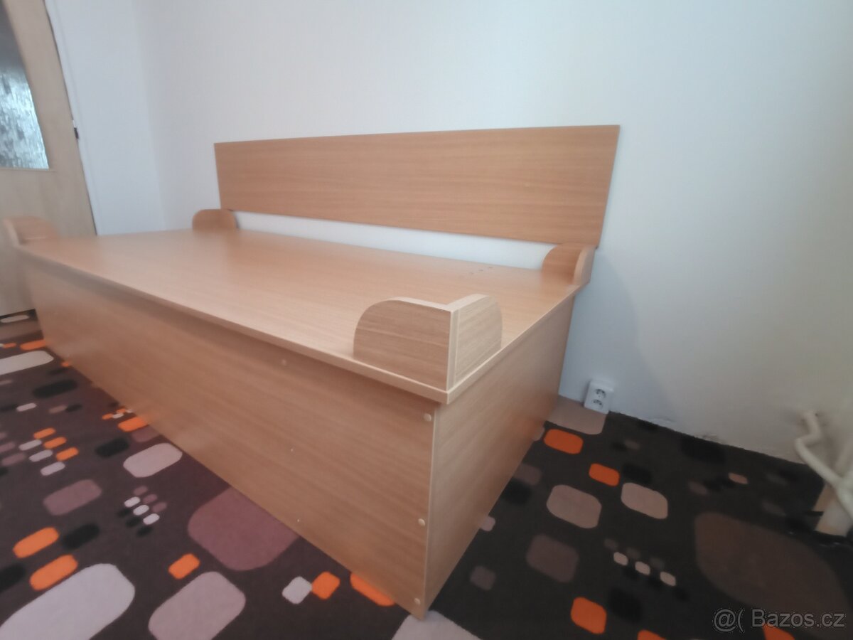Válenda/postel s úložným prostorem - 5