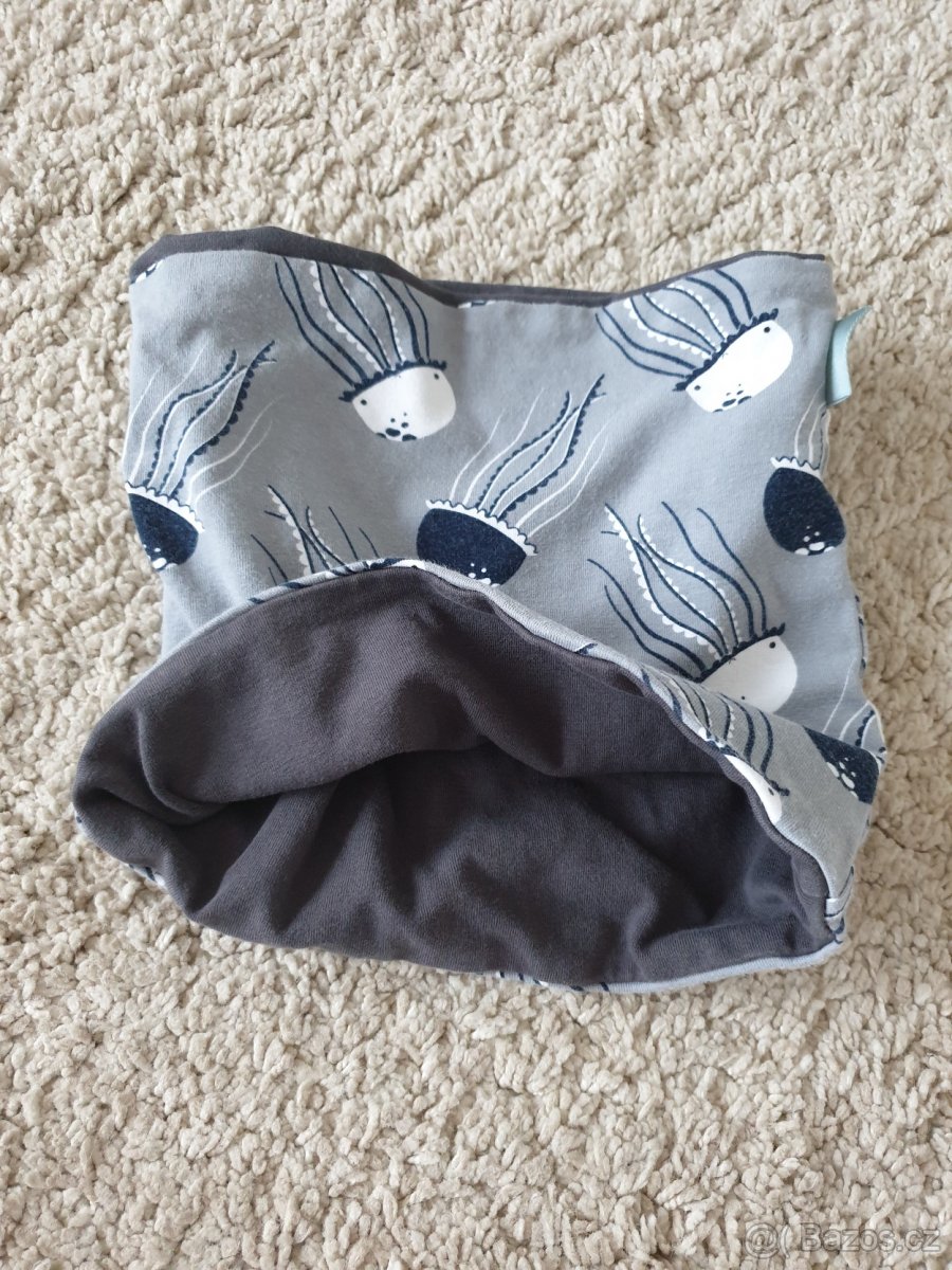 Čepice a nákrčník Unuo - úplet - 5