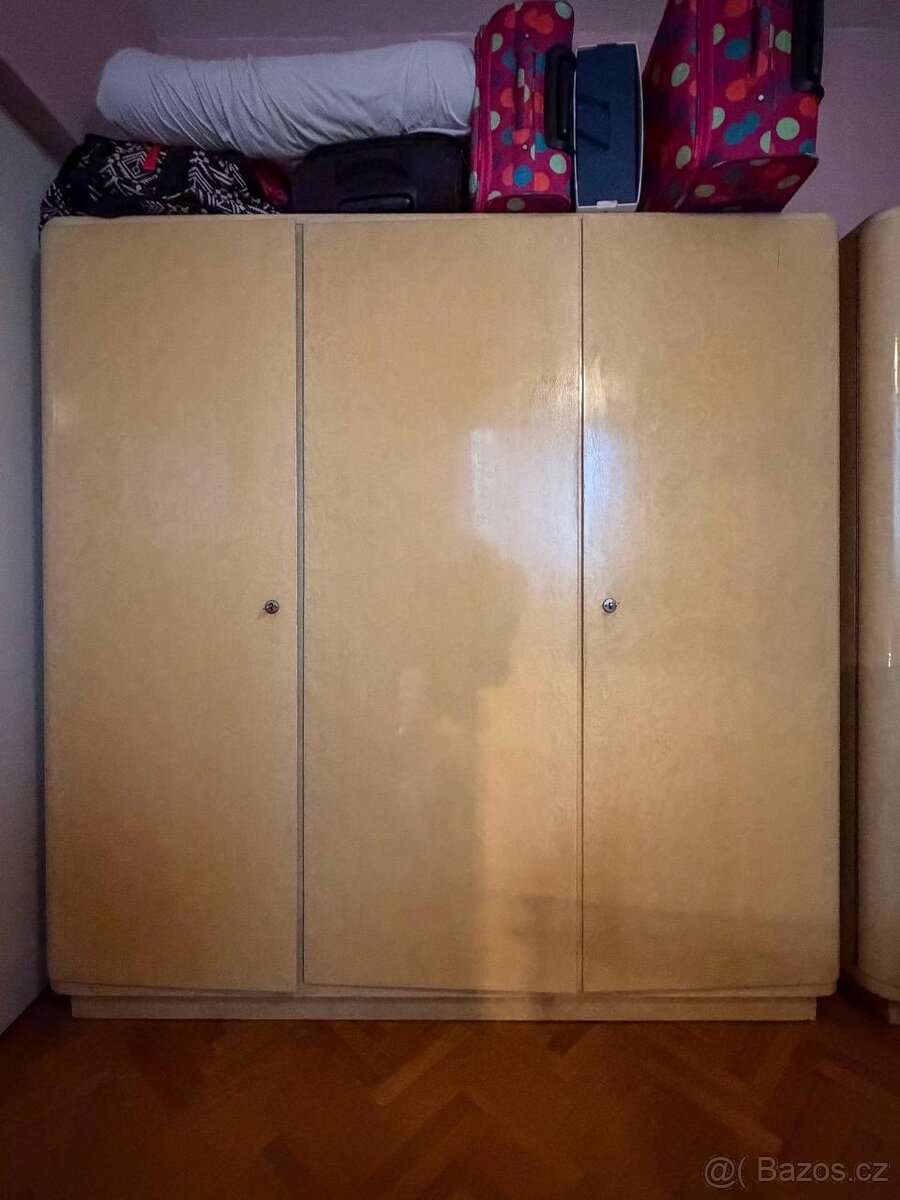 Retro knihovna, skříňky - 5