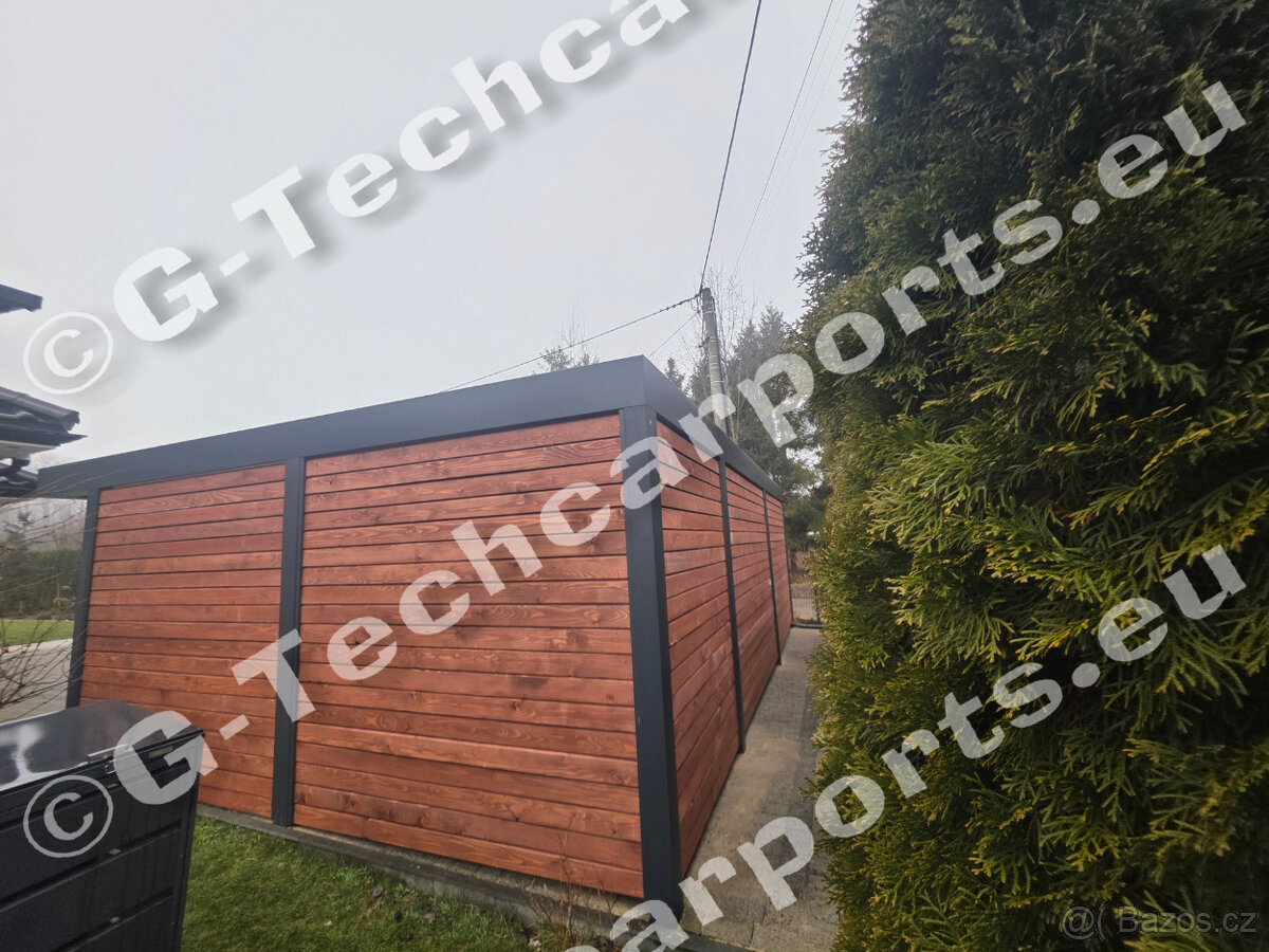 Ocelový carport PREMIUM na míru – NE lehký přístřešek | Brno - 5