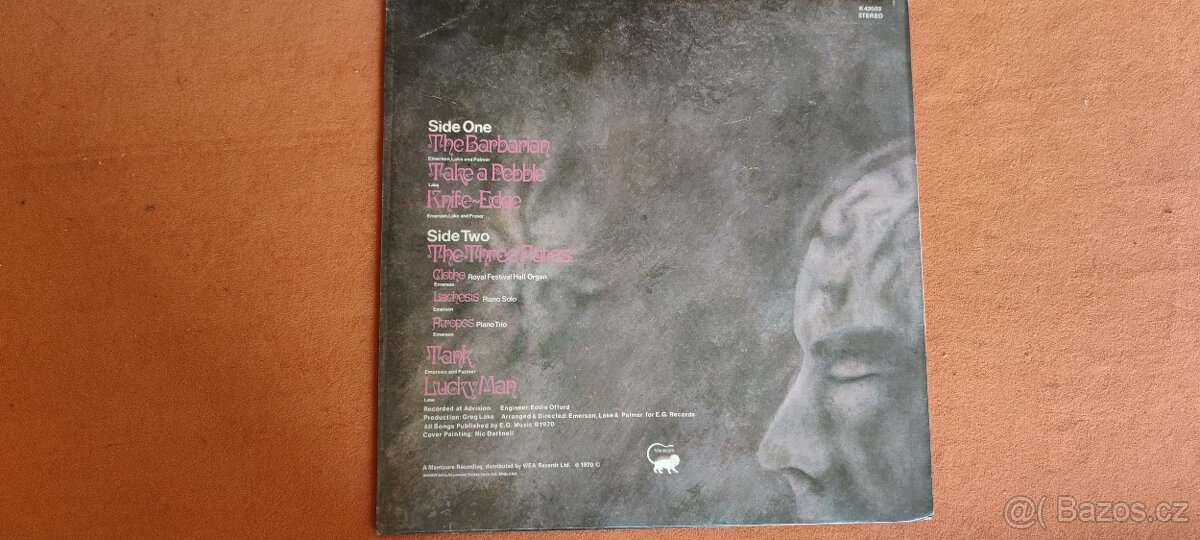 ELP The Barbarian vinyl - 5