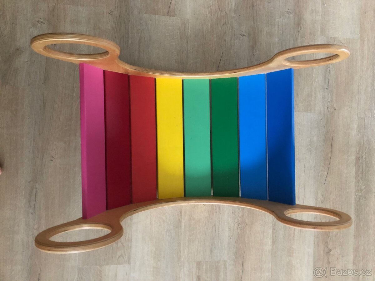 Duhová montessori houpačka - 5