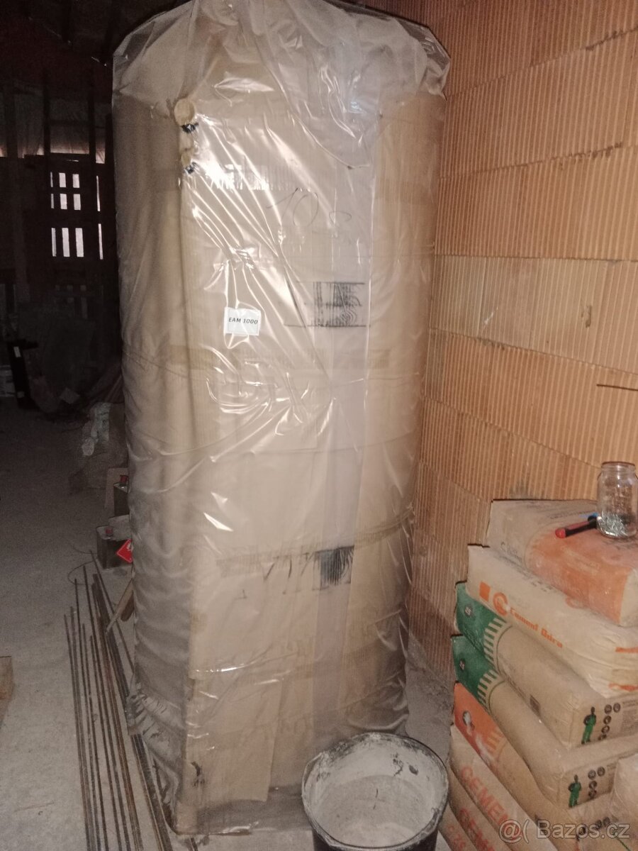 Teplovodní krbová vložka, akumulační nádrž - 5