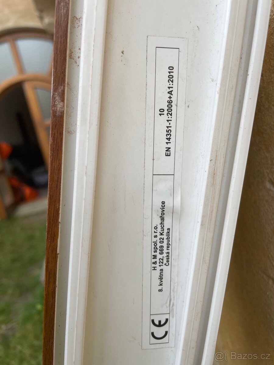 Nové okno plastové, dvojsklo, 80x120cm, s kličkou - 5