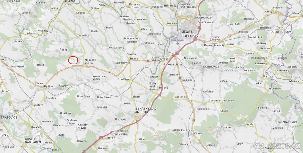 Prodám lesní pozemky v k.ú. Radouň - 5