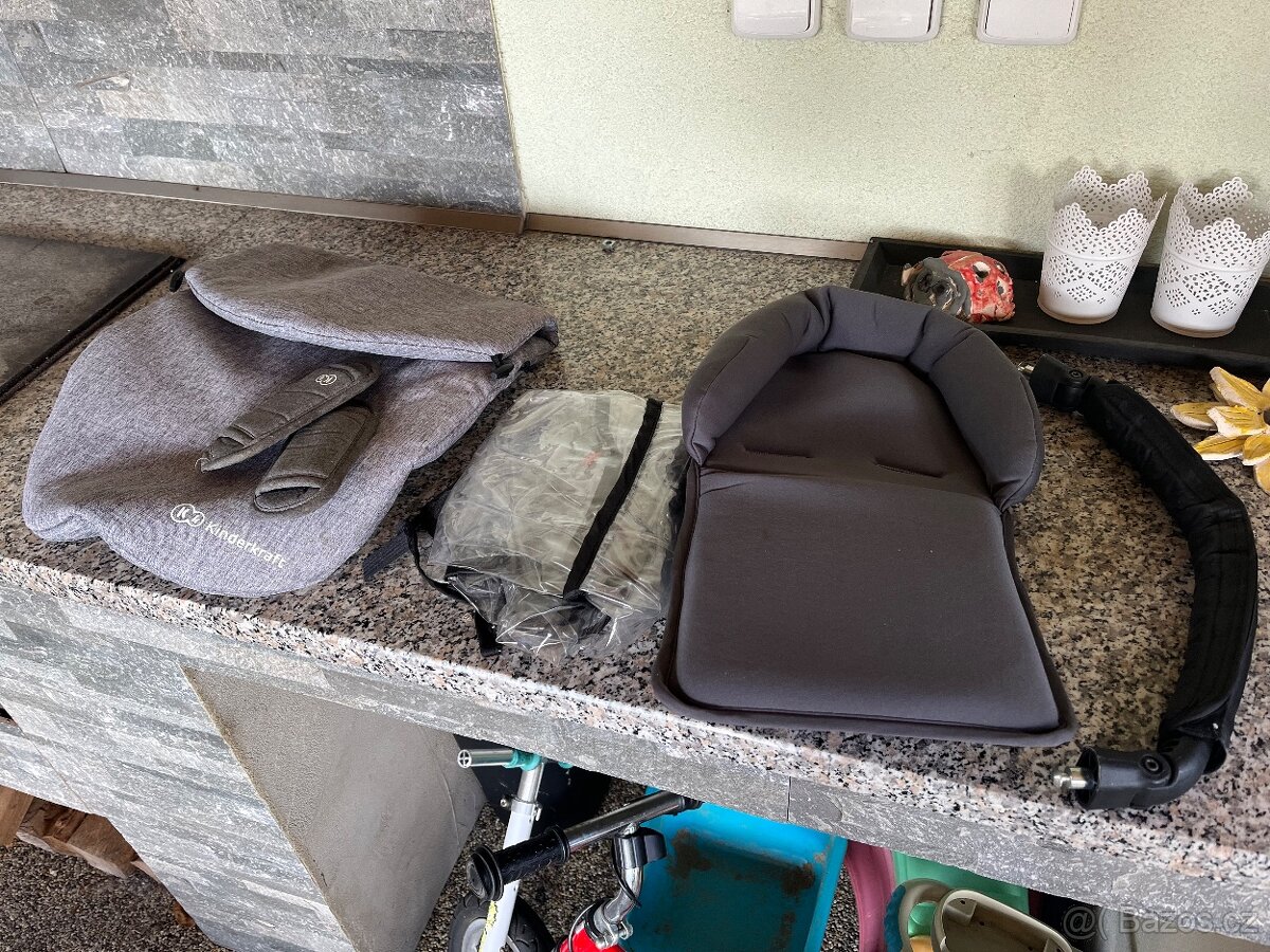 Kočárek kinderkraft Juli 3v1 šedý - 5